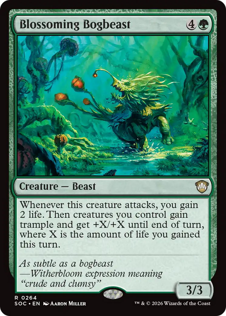 Blossoming Bogbeast [Secrets of Strixhaven Commander] | Gear Gaming Bentonville