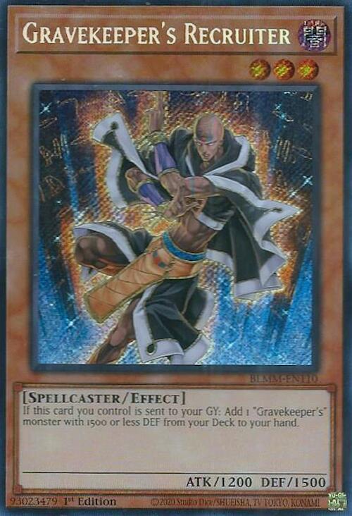 Gravekeeper's Recruiter [BLMM-EN110] Secret Rare | Gear Gaming Bentonville