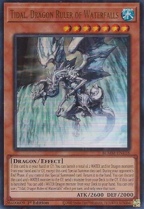 Tidal, Dragon Ruler of Waterfalls [BLMM-EN118] Ultra Rare | Gear Gaming Bentonville
