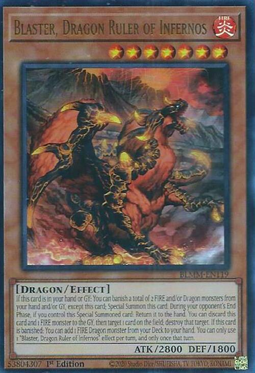 Blaster, Dragon Ruler of Infernos [BLMM-EN119] Ultra Rare | Gear Gaming Bentonville