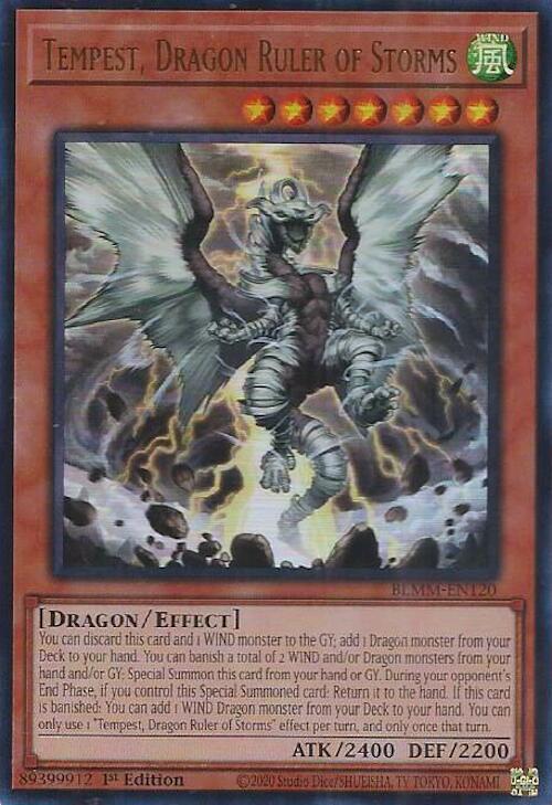 Tempest, Dragon Ruler of Storms [BLMM-EN120] Ultra Rare | Gear Gaming Bentonville