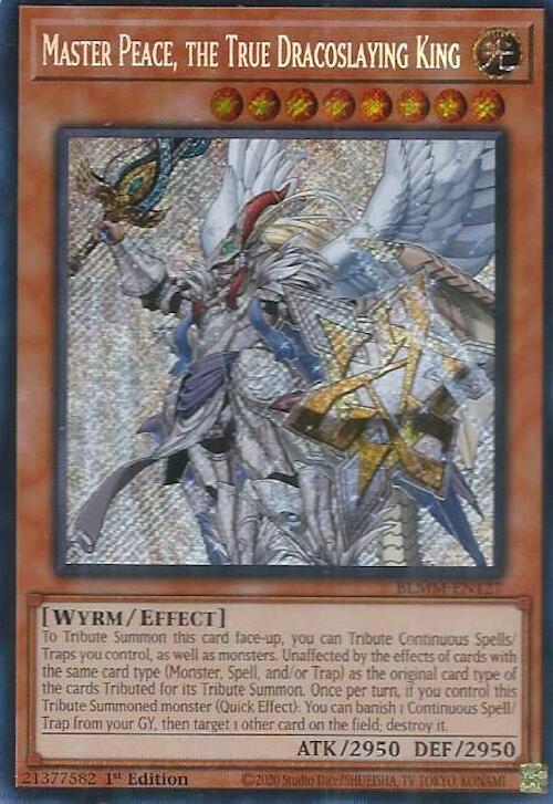 Master Peace, the True Dracoslaying King [BLMM-EN127] Secret Rare | Gear Gaming Bentonville