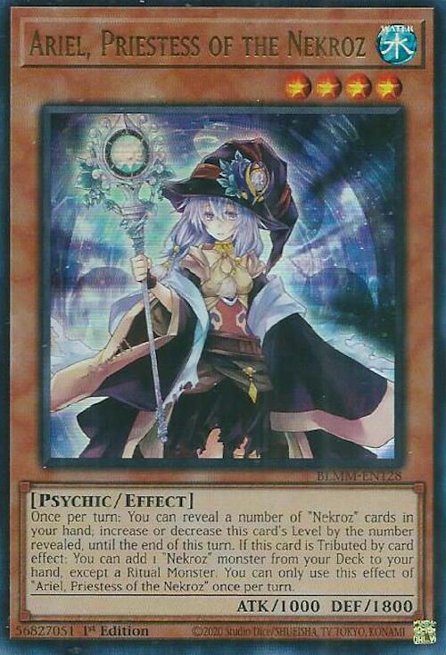 Ariel, Priestess of the Nekroz [BLMM-EN128] Ultra Rare | Gear Gaming Bentonville