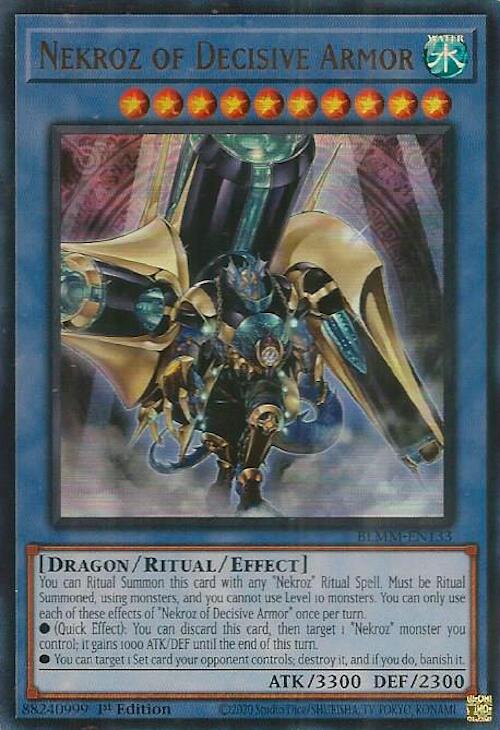 Nekroz of Decisive Armor [BLMM-EN133] Ultra Rare | Gear Gaming Bentonville