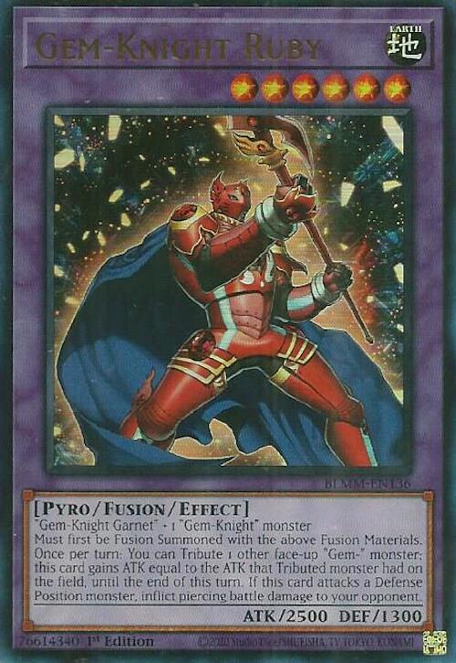 Gem-Knight Ruby [BLMM-EN136] Ultra Rare | Gear Gaming Bentonville