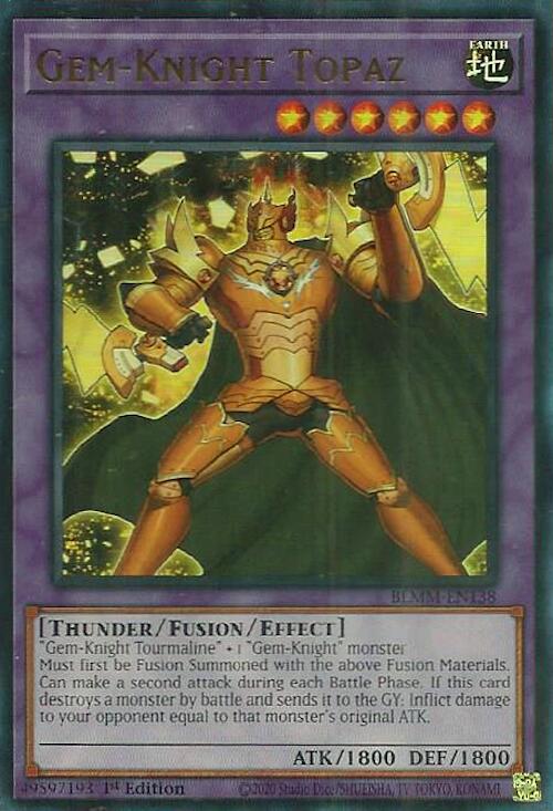 Gem-Knight Topaz [BLMM-EN138] Ultra Rare | Gear Gaming Bentonville