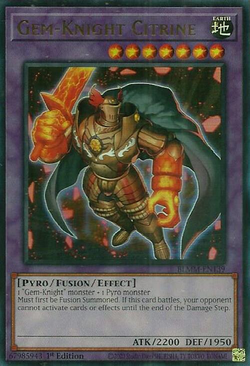 Gem-Knight Citrine [BLMM-EN139] Ultra Rare | Gear Gaming Bentonville