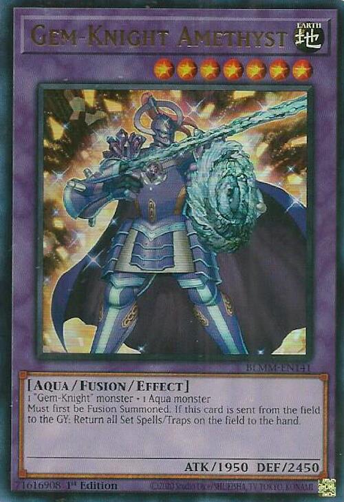 Gem-Knight Amethyst [BLMM-EN141] Ultra Rare | Gear Gaming Bentonville