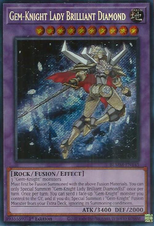 Gem-Knight Lady Brilliant Diamond [BLMM-EN145] Secret Rare | Gear Gaming Bentonville