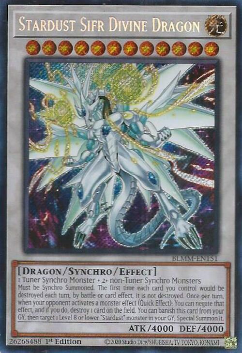 Stardust Sifr Divine Dragon [BLMM-EN151] Secret Rare | Gear Gaming Bentonville
