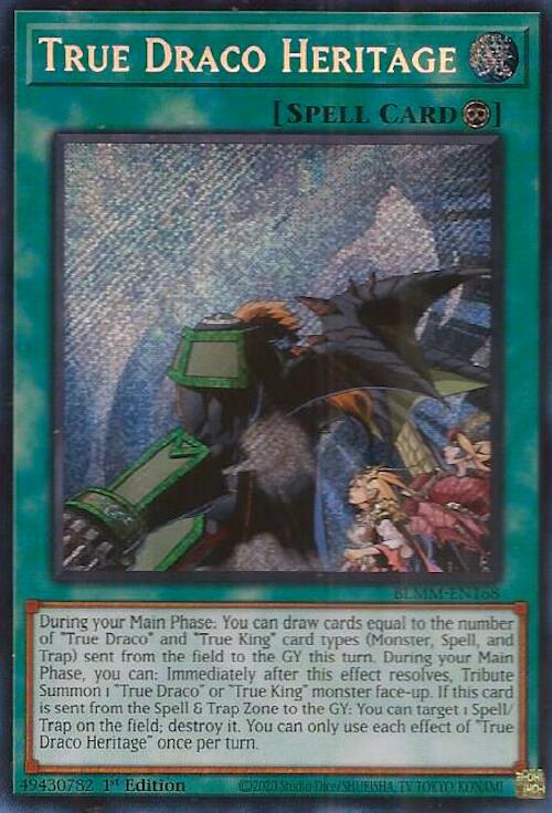True Draco Heritage [BLMM-EN168] Secret Rare | Gear Gaming Bentonville