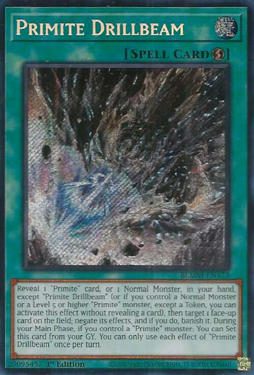 Primite Drillbeam [BLMM-EN173] Secret Rare | Gear Gaming Bentonville