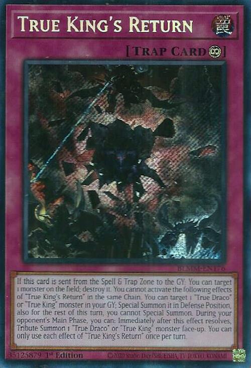 True King's Return [BLMM-EN176] Secret Rare | Gear Gaming Bentonville
