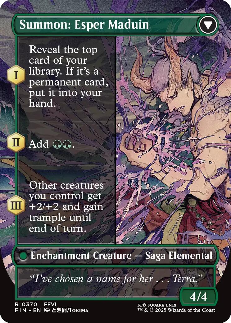 Esper Origins // Summon: Esper Maduin (Borderless) [FINAL FANTASY] | Gear Gaming Bentonville