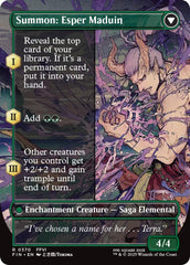 Esper Origins // Summon: Esper Maduin (Borderless) [FINAL FANTASY] | Gear Gaming Bentonville