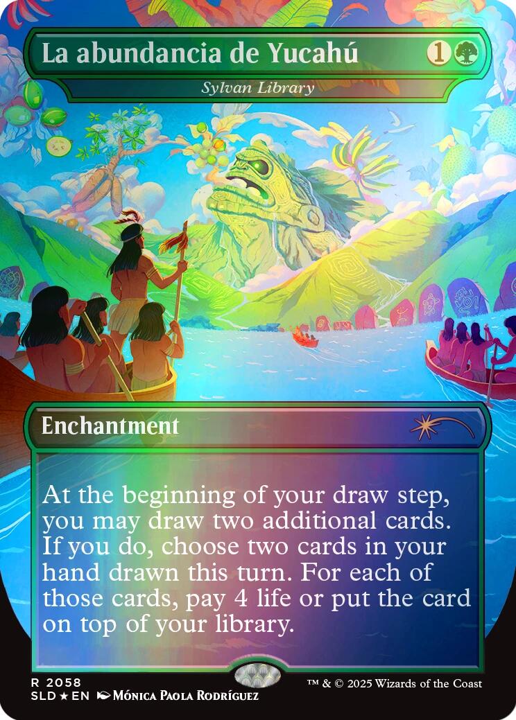 La abundancia de Yucahu - Sylvan Library (Rainbow Foil) [Secret Lair Drop Series] | Gear Gaming Bentonville