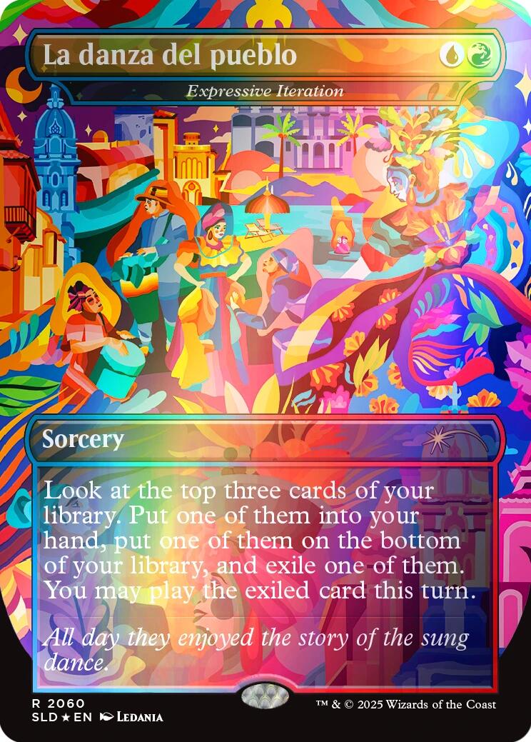 La danza del pueblo - Expressive Iteration (Rainbow Foil) [Secret Lair Drop Series] | Gear Gaming Bentonville