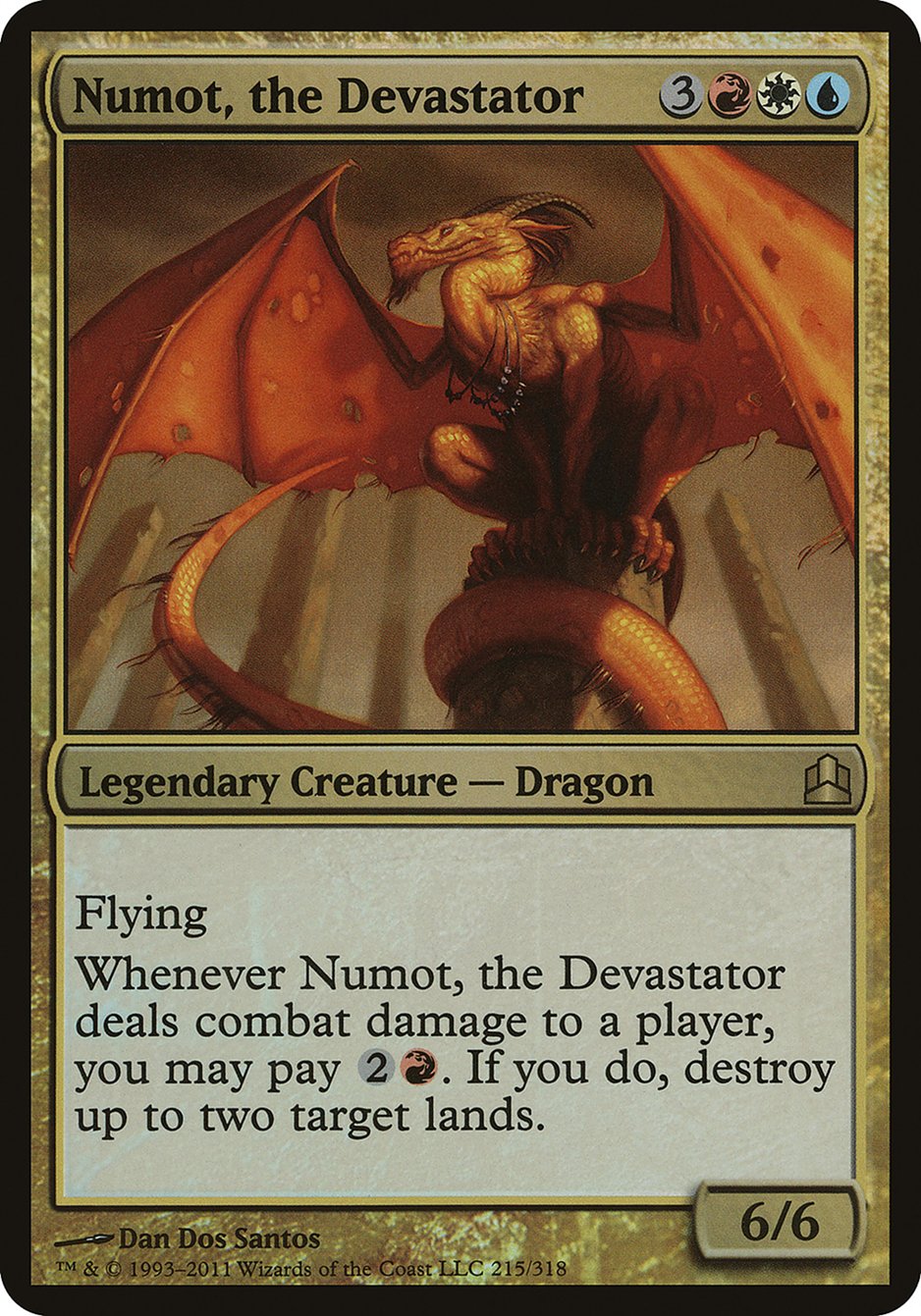 Numot, the Devastator (Oversized) [Commander 2011 Oversized] | Gear Gaming Bentonville