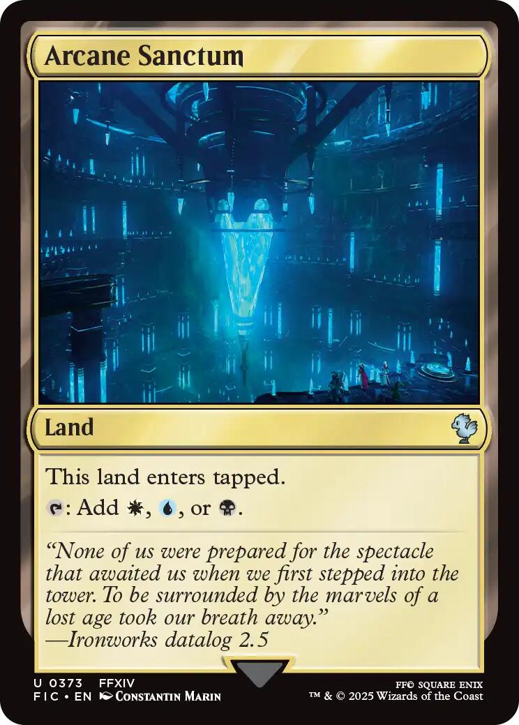 Arcane Sanctum (Surge Foil) [FINAL FANTASY Commander] | Gear Gaming Bentonville