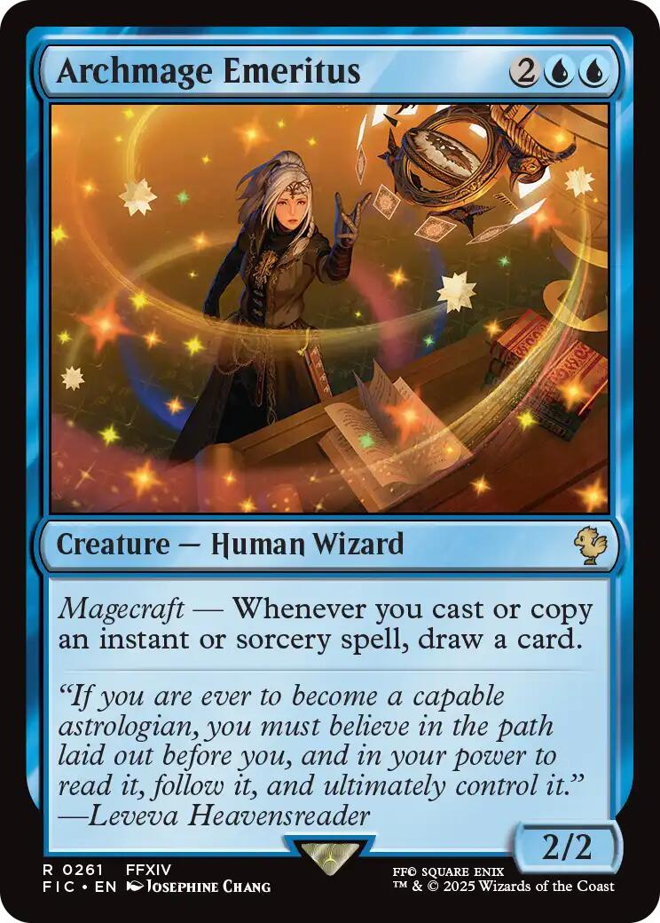 Archmage Emeritus (Surge Foil) [FINAL FANTASY Commander] | Gear Gaming Bentonville