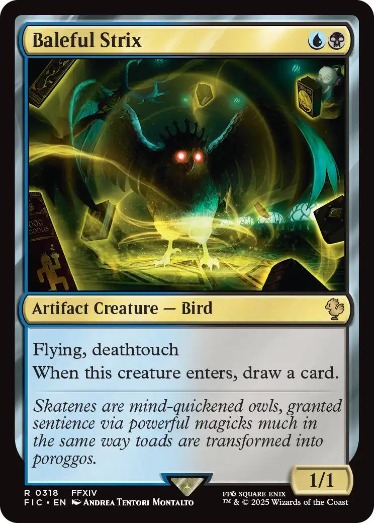 Baleful Strix (Surge Foil) [FINAL FANTASY Commander] | Gear Gaming Bentonville