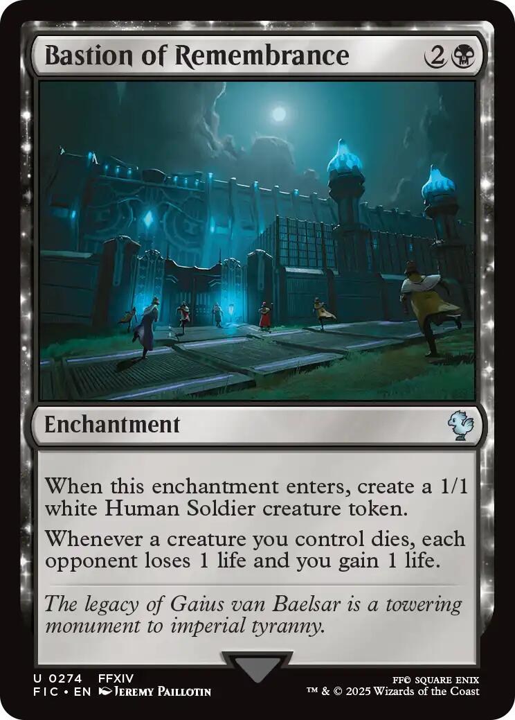Bastion of Remembrance (Surge Foil) [FINAL FANTASY Commander] | Gear Gaming Bentonville