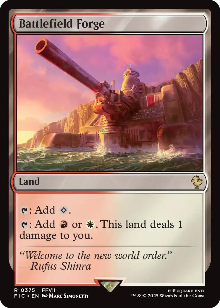 Battlefield Forge (Surge Foil) [FINAL FANTASY Commander] | Gear Gaming Bentonville