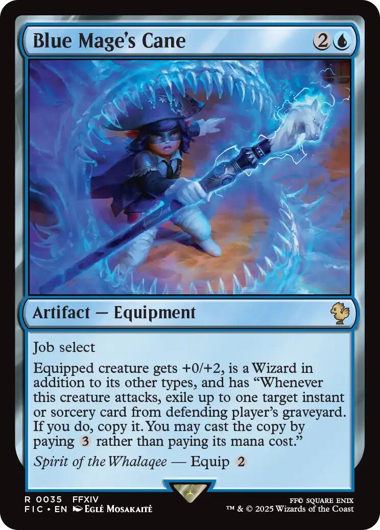 Blue Mage's Cane (Surge Foil) [FINAL FANTASY Commander] | Gear Gaming Bentonville