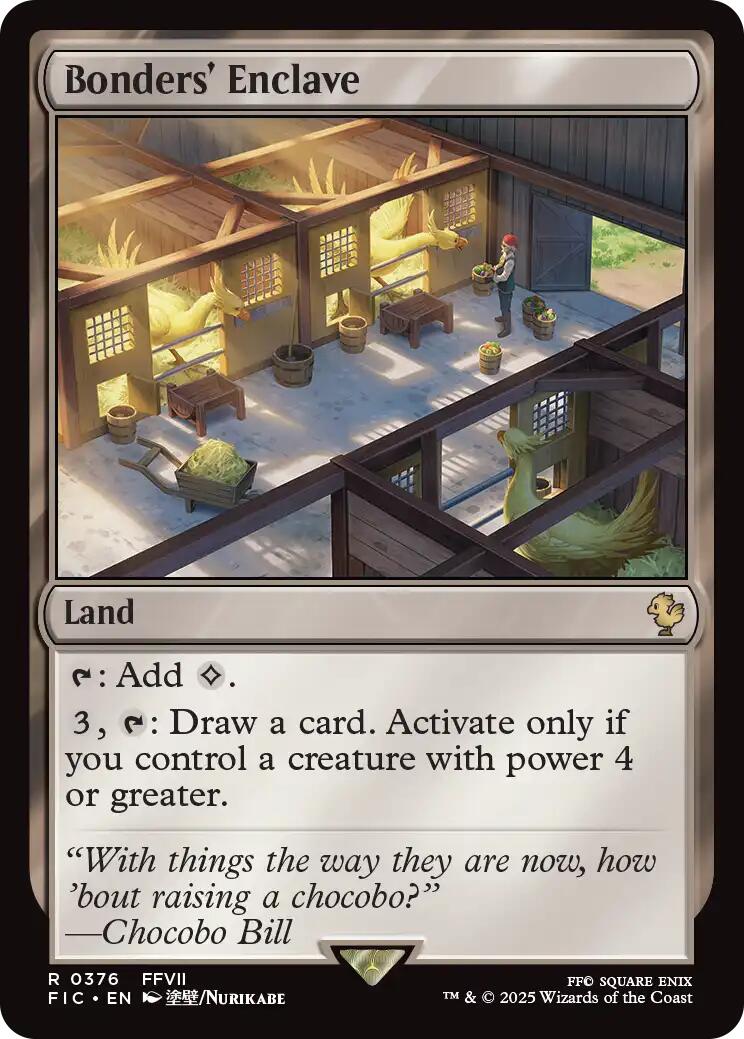 Bonders' Enclave (Surge Foil) [FINAL FANTASY Commander] | Gear Gaming Bentonville