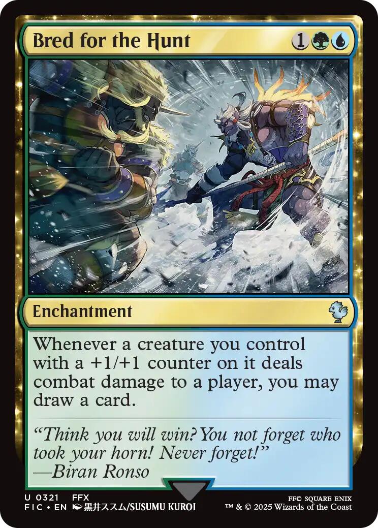 Bred for the Hunt (Surge Foil) [FINAL FANTASY Commander] | Gear Gaming Bentonville