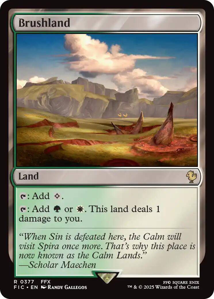 Brushland (Surge Foil) [FINAL FANTASY Commander] | Gear Gaming Bentonville