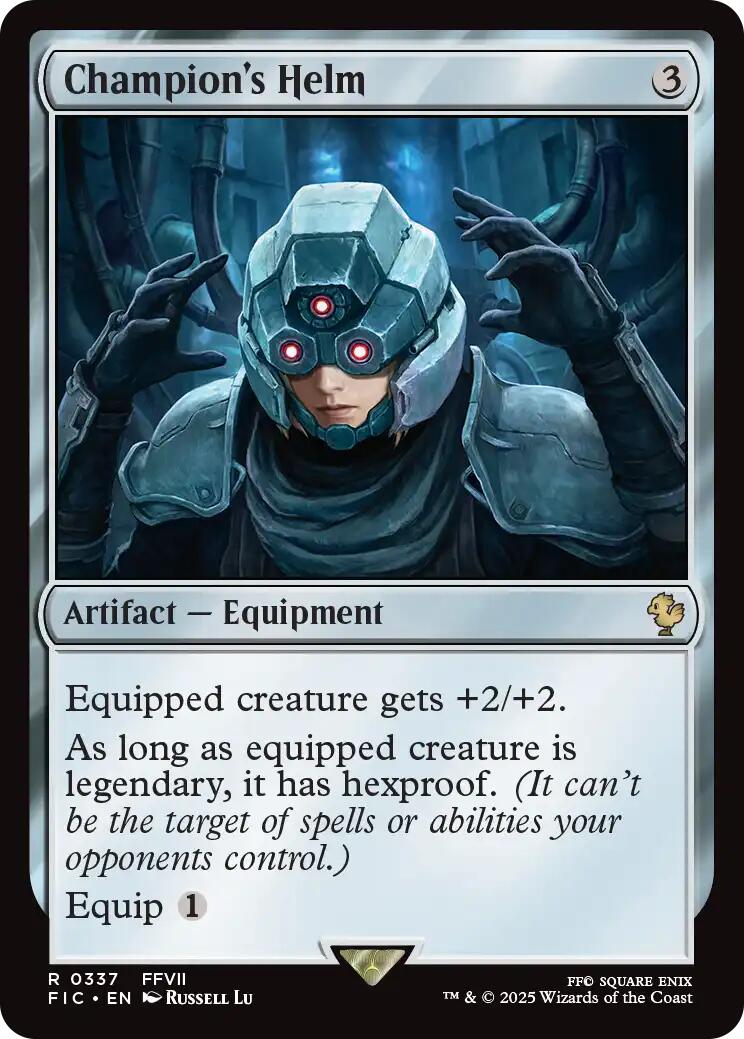 Champion's Helm (Surge Foil) [FINAL FANTASY Commander] | Gear Gaming Bentonville