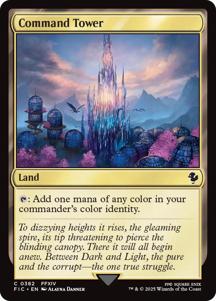 Command Tower (0382) (Surge Foil) [FINAL FANTASY Commander] | Gear Gaming Bentonville