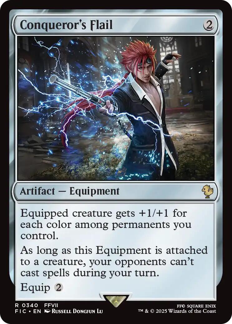 Conqueror's Flail (Surge Foil) [FINAL FANTASY Commander] | Gear Gaming Bentonville