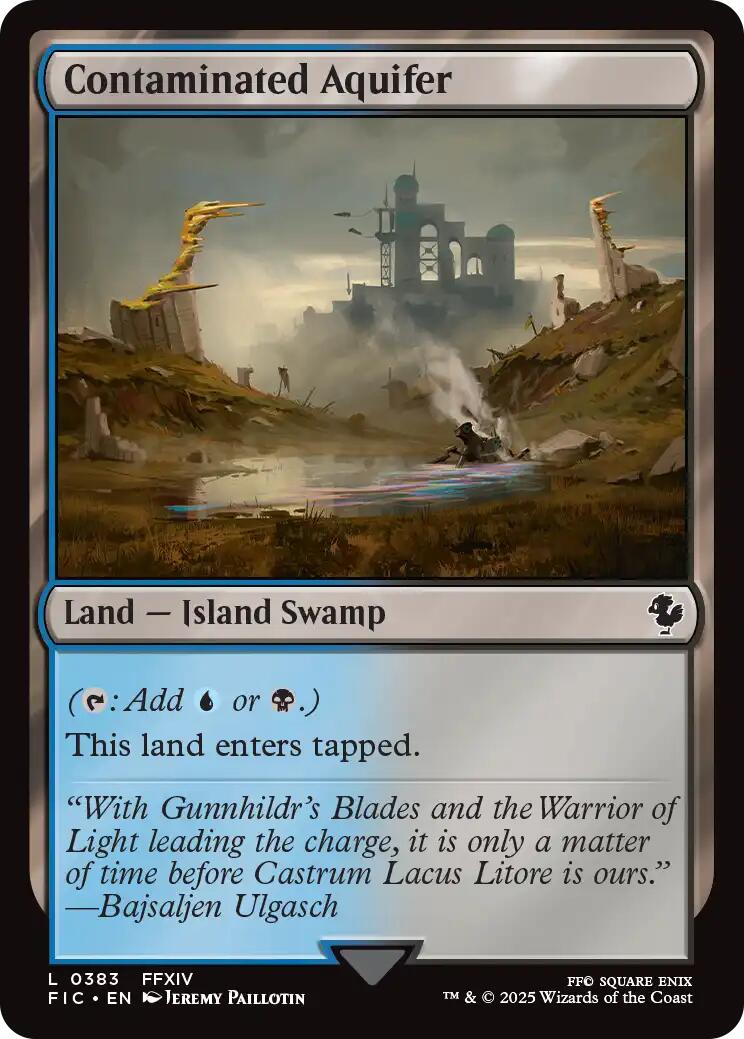 Contaminated Aquifer (Surge Foil) [FINAL FANTASY Commander] | Gear Gaming Bentonville