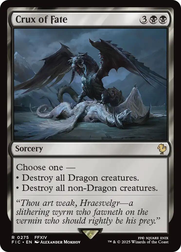 Crux of Fate (Surge Foil) [FINAL FANTASY Commander] | Gear Gaming Bentonville