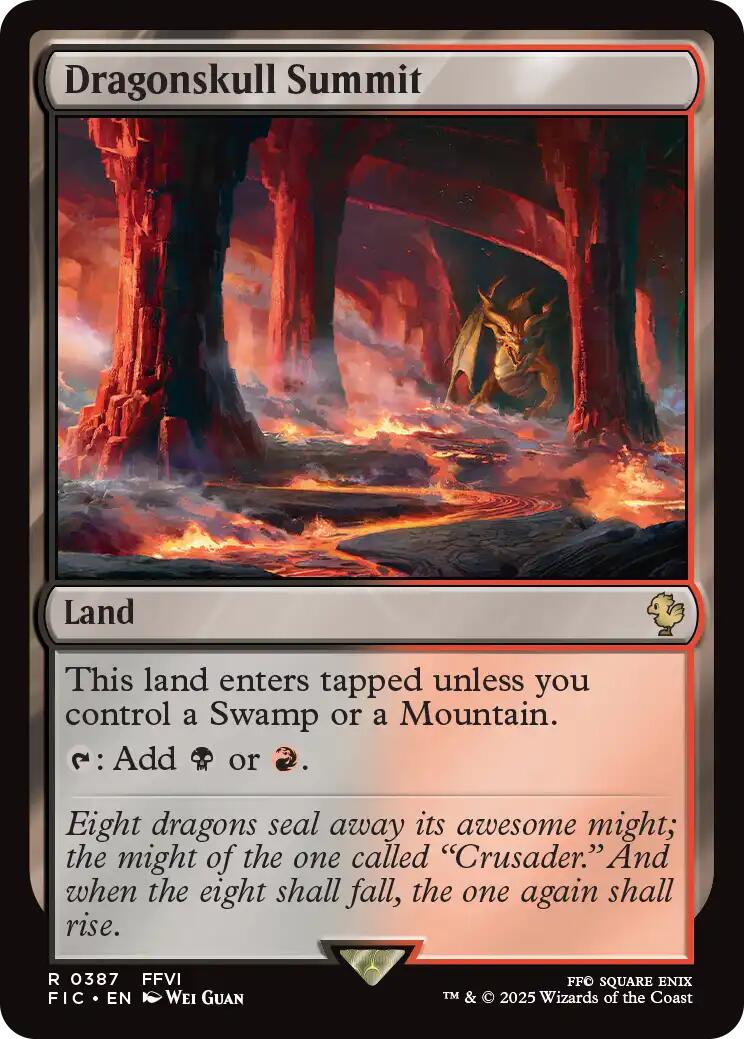 Dragonskull Summit (Surge Foil) [FINAL FANTASY Commander] | Gear Gaming Bentonville