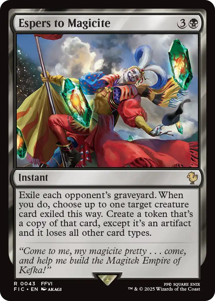 Espers to Magicite (Surge Foil) [FINAL FANTASY Commander] | Gear Gaming Bentonville