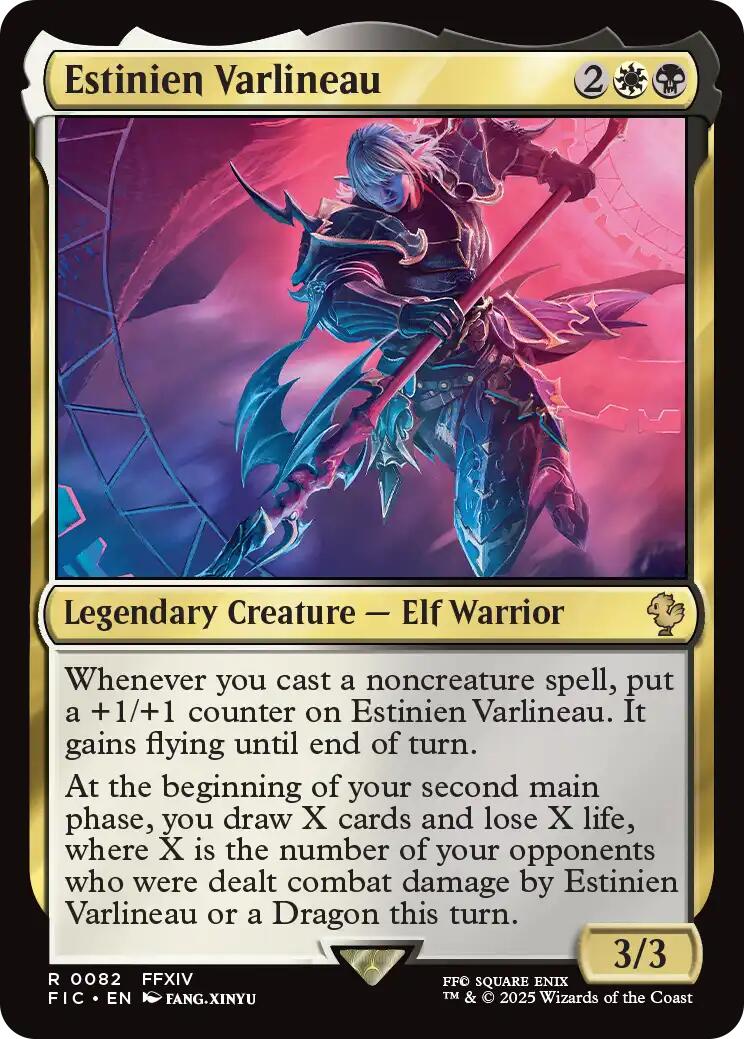 Estinien Varlineau (Surge Foil) [FINAL FANTASY Commander] | Gear Gaming Bentonville