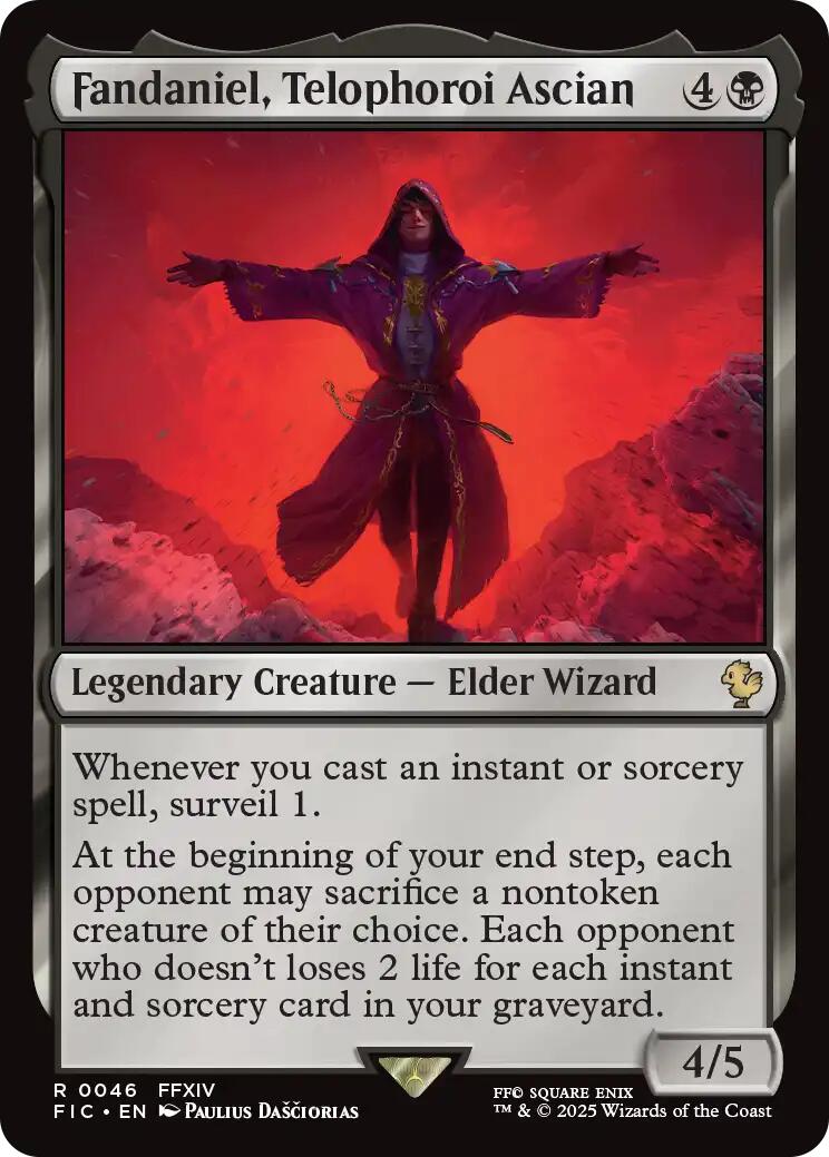Fandaniel, Telophoroi Ascian (Surge Foil) [FINAL FANTASY Commander] | Gear Gaming Bentonville