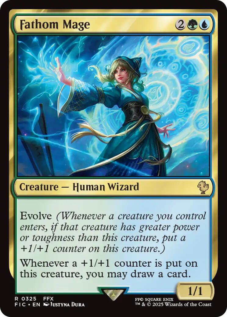 Fathom Mage (Surge Foil) [FINAL FANTASY Commander] | Gear Gaming Bentonville