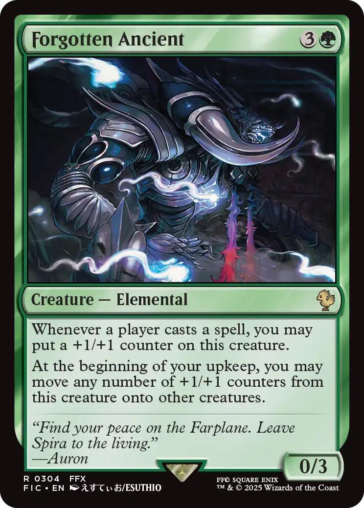 Forgotten Ancient (Surge Foil) [FINAL FANTASY Commander] | Gear Gaming Bentonville