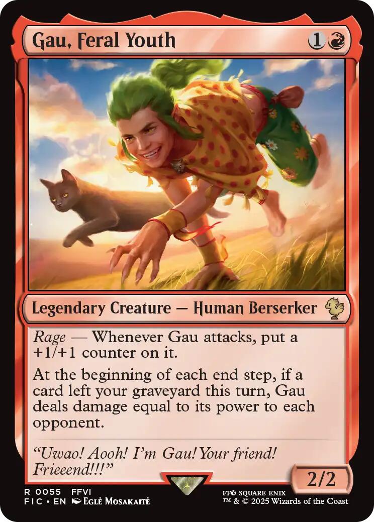 Gau, Feral Youth (Surge Foil) [FINAL FANTASY Commander] | Gear Gaming Bentonville