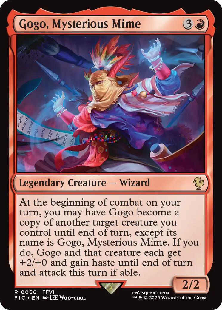 Gogo, Mysterious Mime (Surge Foil) [FINAL FANTASY Commander] | Gear Gaming Bentonville
