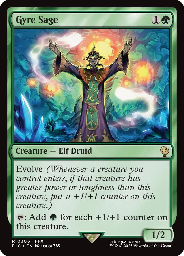 Gyre Sage (Surge Foil) [FINAL FANTASY Commander] | Gear Gaming Bentonville
