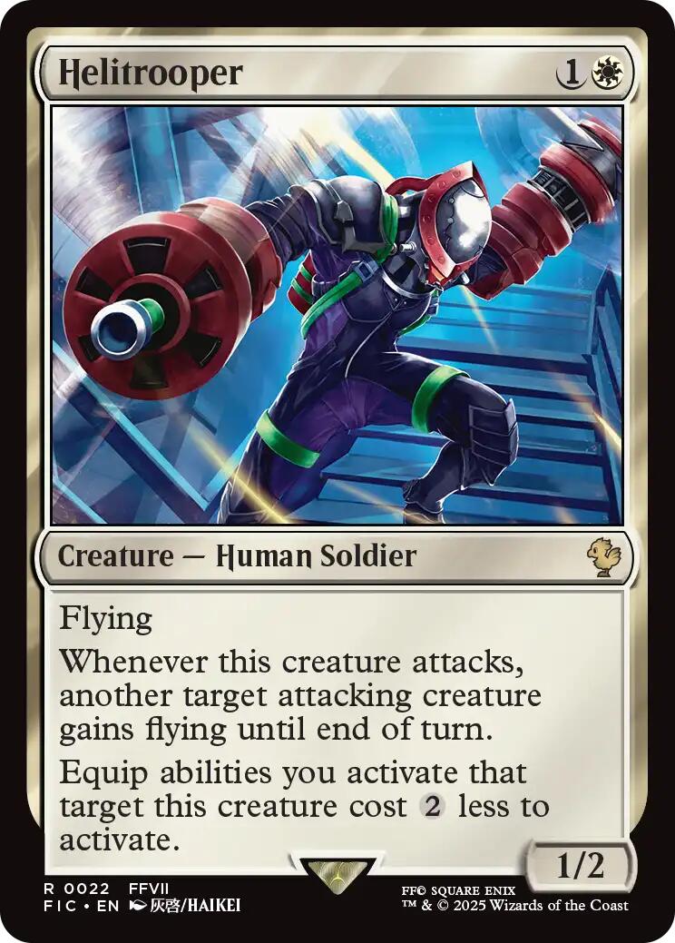 Helitrooper (Surge Foil) [FINAL FANTASY Commander] | Gear Gaming Bentonville