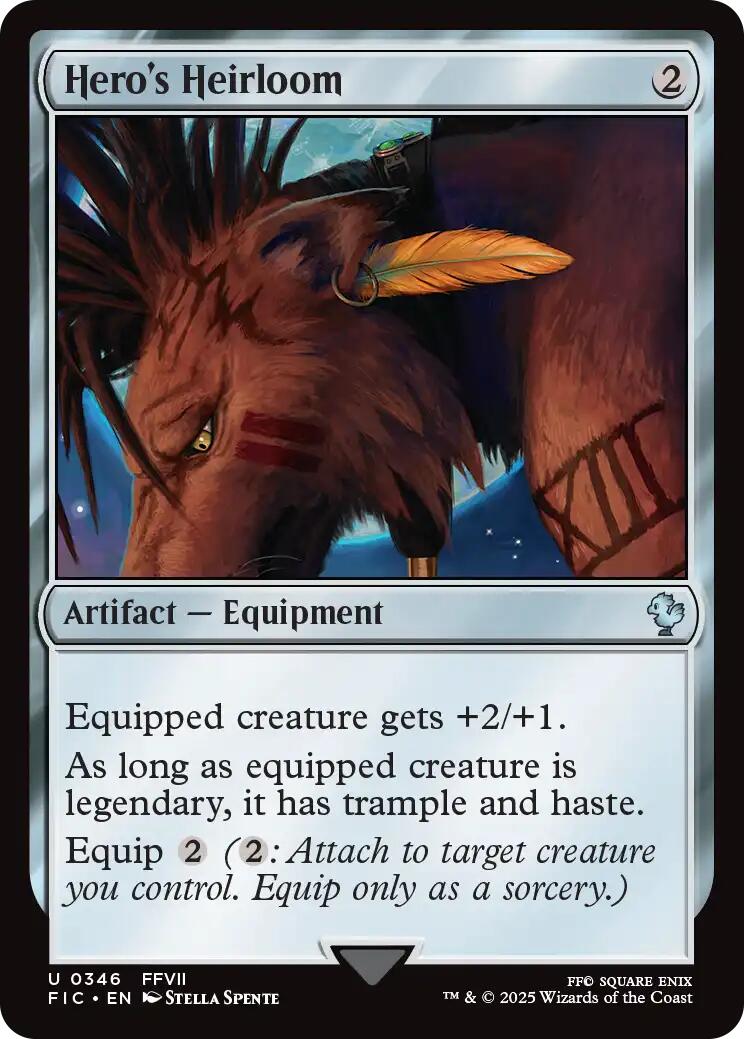 Hero's Heirloom (Surge Foil) [FINAL FANTASY Commander] | Gear Gaming Bentonville