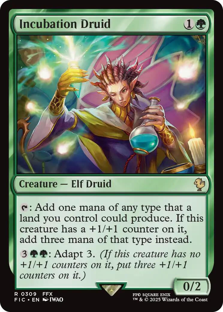 Incubation Druid (Surge Foil) [FINAL FANTASY Commander] | Gear Gaming Bentonville