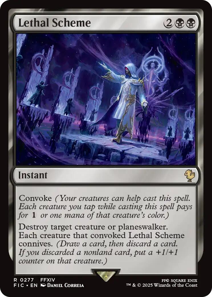 Lethal Scheme (Surge Foil) [FINAL FANTASY Commander] | Gear Gaming Bentonville