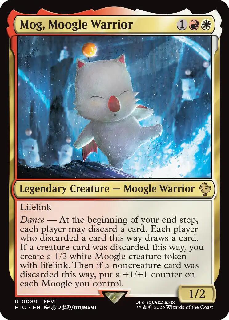 Mog, Moogle Warrior (Surge Foil) [FINAL FANTASY Commander] | Gear Gaming Bentonville